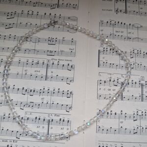 Iridescent Beaded Necklace